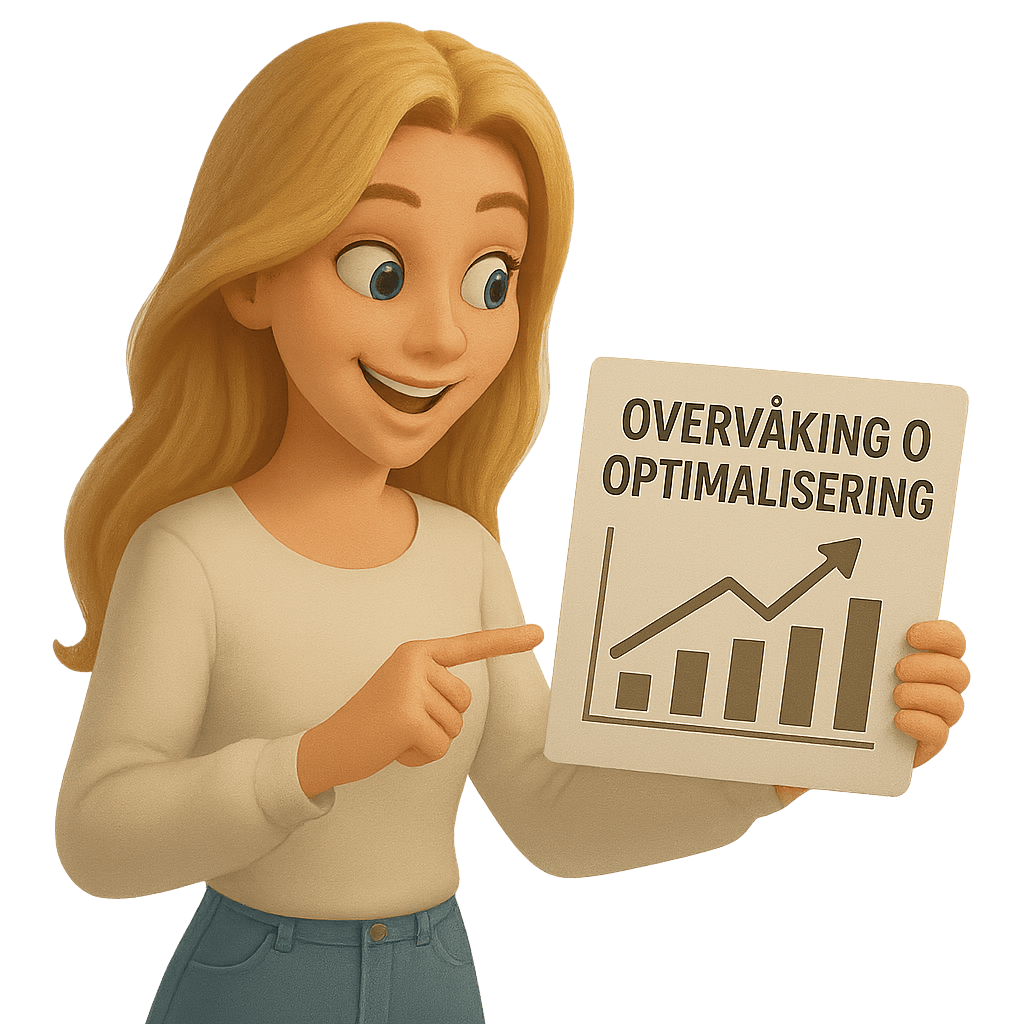 SEO overvåking og rapportering